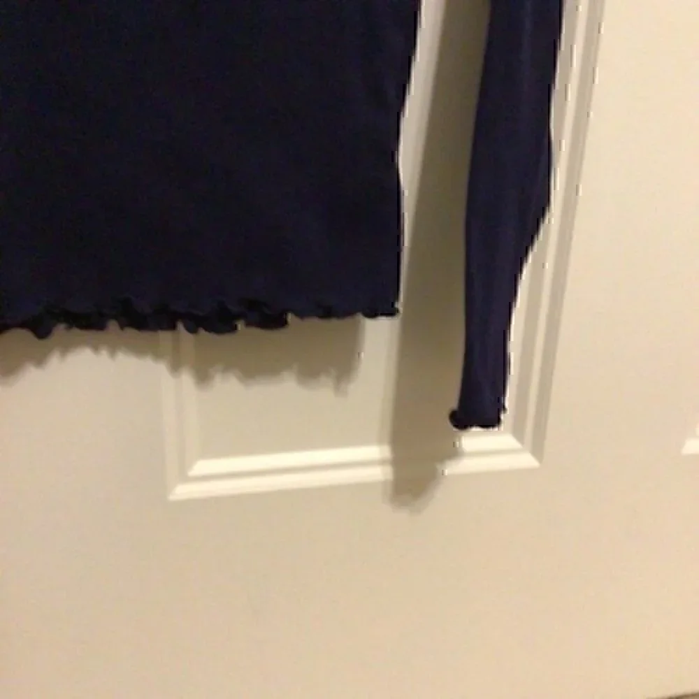 Justice Girls size 12 navy  top tie detail at neck